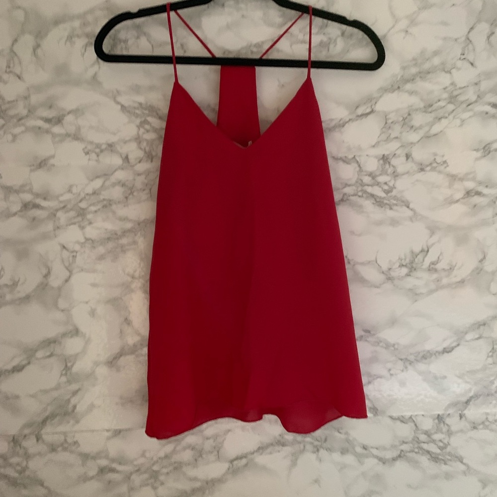 Red Razorback Back Dressy Tank | womens Small